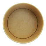 Buckaty Kraft To Go Container 30oz D:5.9in H:3in - 45 pcs Buckaty Kraft To Go Container 30oz D:5.9in H:3in - 45 pcs